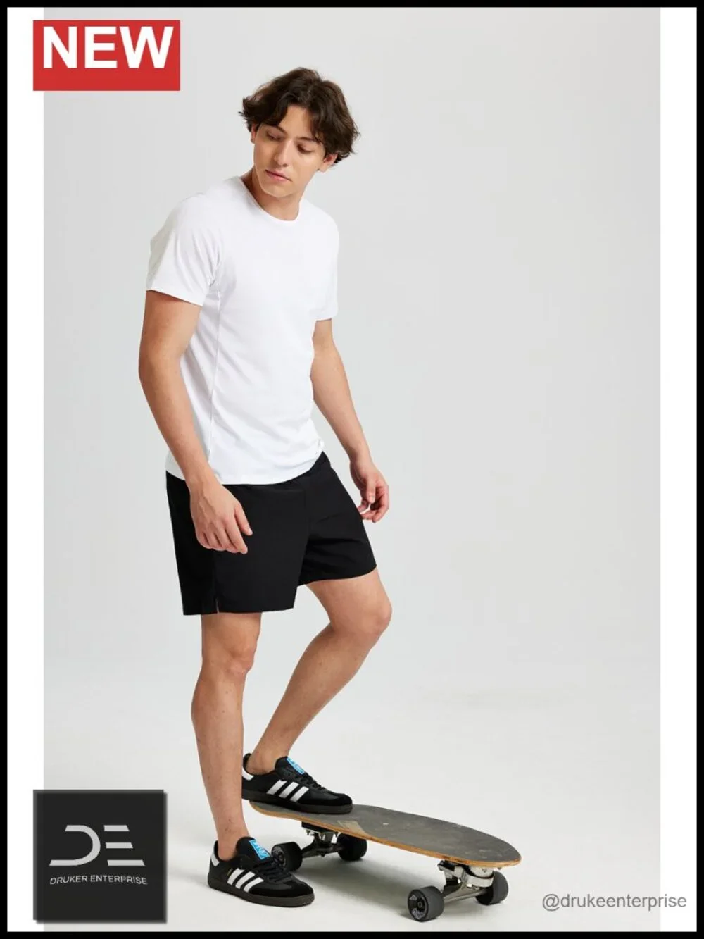 Men's Swim Trunks with Compression Liner, Quick Dry 5
